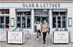  ?? ?? Stonegate owns over 4,500 sites including the Slug & Lettuce and Craft Union chains