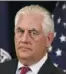  ??  ?? Rex Tillerson in 2017