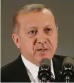  ??  ?? Turkey’s President Erdogan