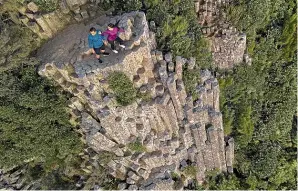  ??  ?? The Organ Pipes is like New Zealand’s version of Ireland’s Giants Causeway.