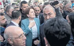  ?? CHRIS MCGRATH/GETTY IMAGES FILE PHOTO ?? Opposition politician Meral Aksener is preparing to challenge Erdogan in the next presidenti­al elections. She has mocked the president’s speeches on Twitter.