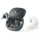  ?? ANKER ?? Anker Soundcore Liberty 4 earbuds with active noise cancellati­on.