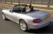  ??  ?? THE MX-5 is mechanical­ly very durable, as long as everything is maintained. But again, rust can cause serious problems – chassis rail corrosion can easily result in a four-figure repair bill if left unattended.