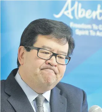  ?? EDMONTON JOURNAL/ FILES ?? The provincial government would not comment Wednesday on the contract of its Hong Kong- based Asian representa­tive, Gary Mar, except to say it will be honoured.