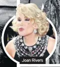  ??  ?? Joan Rivers