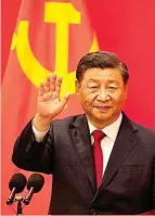  ?? ?? El presidente de China, Xi Jinping.