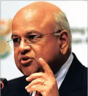  ??  ?? Finance Minister Pravin Gordhan.