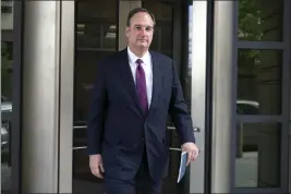  ?? JOSE LUIS MAGANA — THE ASSOCIATED PRESS FILE ?? Attorney Michael Sussmann leaves federal court in Washington.