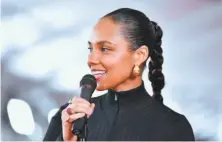  ?? Frederic J. Brown / AFP / Getty Images ?? Alicia Keys, 15-time Grammy winner, will host a Grammy ceremony in which many women are nominated, unlike 2018.