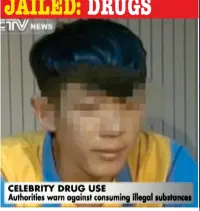  ??  ?? JAILED: DRUGS ACTOr Ko Chen-tung was made to confess to drug use in 2014 after he appeared in an anti-drug campaign video. he was detained for two weeks.