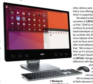  ??  ?? Moving to support Linux on an all-in-one PC is a bold move from Dell.