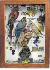  ??  ?? ‘Un loro para Juan Gris’, de Joseph Cornell