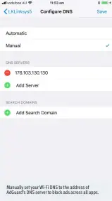  ??  ?? Manually set your Wi-Fi DNS to the address of AdGuard’s DNS server to block ads across all apps.