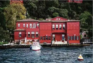  ?? AFP PIC ?? Waterside mansions on the Bosphorus River coast on the Asian side of Istanbul in Turkey.