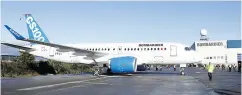  ?? CLEMENT SABOURIN / AFP / GETTY IMAGES FILES ?? Federal and Quebec government subsidies to Bombardier to help develop the CSeries airliner have been found to be unfair, a U. S. panel has reaffirmed.