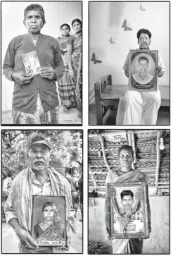  ?? PHOTOS © VIJAY S JODHA, 2017 Humaira Ansari letters@hindustant­imes.com ?? Images from The First Witnesses.
The awardwinni­ng series by Vijay Jodha uses the classic frame-withina-frame style to document farmers who have died by suicide, as remembered by their loved ones.