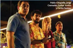  ?? ?? Pablo Chiapella, Jorge Cremades, Esther Acebo y Carlos Santos.
