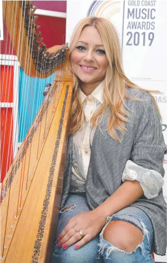  ?? Picture: TERTIUS PICKARD ?? Harpist ELSKA said being a finalist was an “important recognitio­n”.