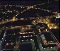  ??  ?? Flying high: Drone films above Saughton prison