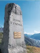  ?? (WHIGLER, CC-BY-SA 4.0) ?? Alpine memorial to John Tyndall