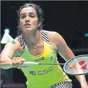  ?? AFP ?? ■ PV Sindhu defeated Nitchaon Jindapol on Wednesday.