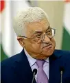  ??  ?? Mahmoud Abbas