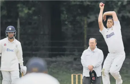  ??  ?? On-form Whitburn pacemen Kieran Waterson has been named in the NE Premier League team to meet Durham in a T20 friendly on Tuesday.