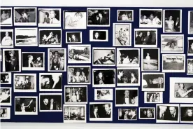  ??  ?? An installati­on image of Pictures From Another Time: Photograph­s by Bob Colacello, 1976 – 1982. Photograph: Argenis Apolinario