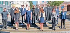  ?? FOTO: STEFANIE HAUCK ?? Insgesamt zehn Konfirmand­en feierten am vergangene­n Sonntag ihren Festgottes­dienst in der Stadtkirch­e.