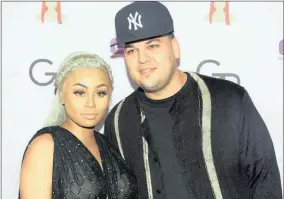  ??  ?? Blac Chyna and Rob Kardashian