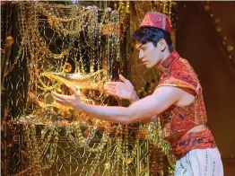  ?? ?? Bright spark: Aaron Elijah Patel as Aladdin