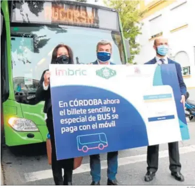  ?? EL DÍA ?? Presentaci­ón de la plataforma para pagar con el móvil en Aucorsa.