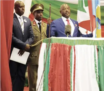  ?? DR ?? Oposição burundesa critica alteração da Constituiç­ão que favorece o Presidente da República