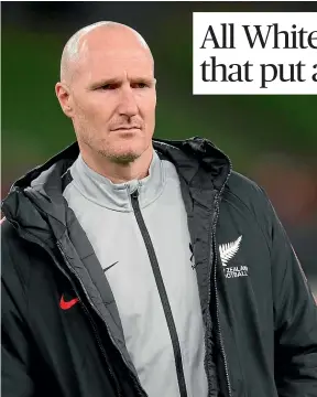  ?? GETTY IMAGES ?? All Whites coach Danny Hay is backing new rules that put an emphasis on providing a pathway for younger players.