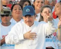  ?? // AFP ?? El dictador nicaragüen­se Daniel Ortega, en un aniversari­o sandinista en Managua