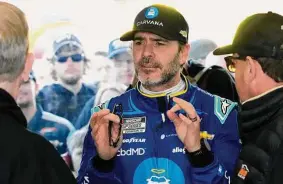  ?? John Raoux/Associated Press ?? Seven-time NASCAR Cup Series champion Jimmie Johnson returns to the Daytona 500 after spending the last two years on the IndyCar circuit.