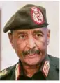  ?? Foto: Marwan ALI/AP/ dpa-bildfunk ?? General Abdel Fattah al-burhan, Chef der sudanesisc­hen Armee.