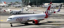  ?? (Photo R. R.) ?? Trois fois par semaine, jusqu’au 28 octobre, des avions Air Canada vont décoller de Nice vers Montréal.