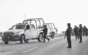  ?? CORTESÍA GUARDIA NACIONAL ?? seguridad estatales y federales apoyaron a los militares