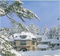  ??  ?? When the snow falls, Stonehurst Manor is at the heart of a winter-sports wonderland.