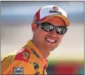  ?? [AP/PAUL SANCYA] ?? Joey Logano is smiling now, after qualifying for the Championsh­ip Round, but is he making too many garage-area enemies to win the title?