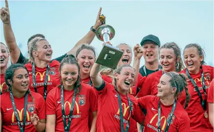 ?? PHOTOTEK ?? Canterbury United Pride are serial winners in the national women’s league, and chase a hat-trick of titles against Capital in Christchur­ch tomorrow.