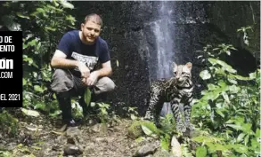  ?? CORTESÍA ?? Nito disfruta compartien­do con la naturaleza. En su cuenta de TikTok promueve la sensibiliz­ación y educa a las personas.