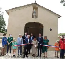  ?? (Photos Sébastien Botella) ?? Le projet de rénovation de la chapelle Saint-jean est né en . Sept ans après, la renaissanc­e, enfin !