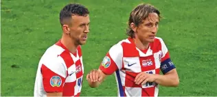  ?? From left: Ivan Perisic and Luka Modric. Photo: Marca ??