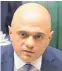  ??  ?? Sajid Javid