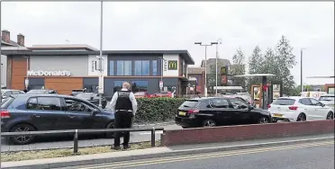  ?? Stock image ?? Maidstone McDonald’s Hart Street was the scene of an incident where a family suffered racial abuse, leading to a police appeal