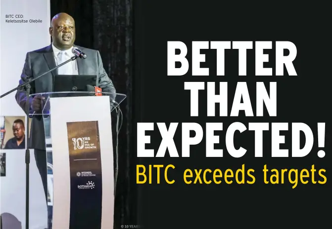  ?? ?? BITC CEO: Keletsosit­se Olebile