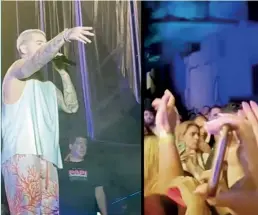  ?? ?? ● Las implicadas fueron escoltadas a la salida
• Maluma ha estado arrasando en su gira Papí Juancho World Tour, por La Madre Patria; en México tuvo lleno total en el Palacio de los Deportes.