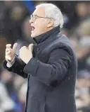  ?? REUTERS ?? Il Leicester di Ranieri guida la Premier